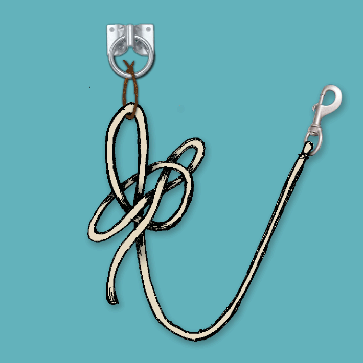 how to tie quick release knot, quick release knot, horse rope knot, equine knot
