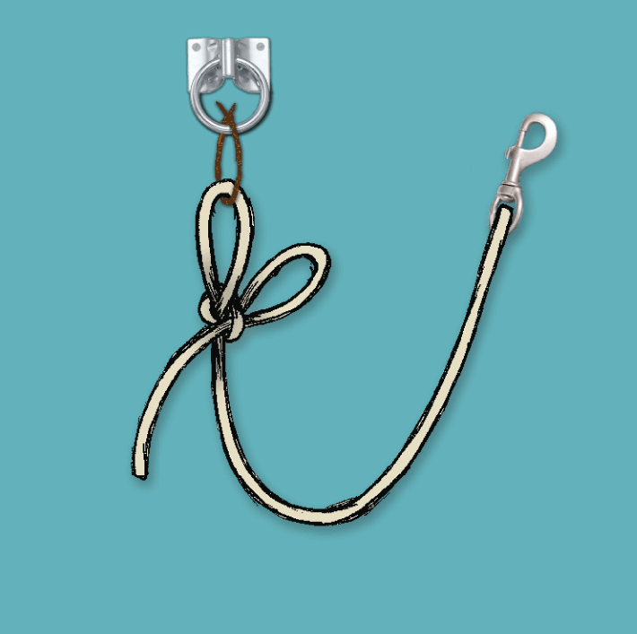 how to tie quick release knot, quick release knot, horse rope knot, equine knot
