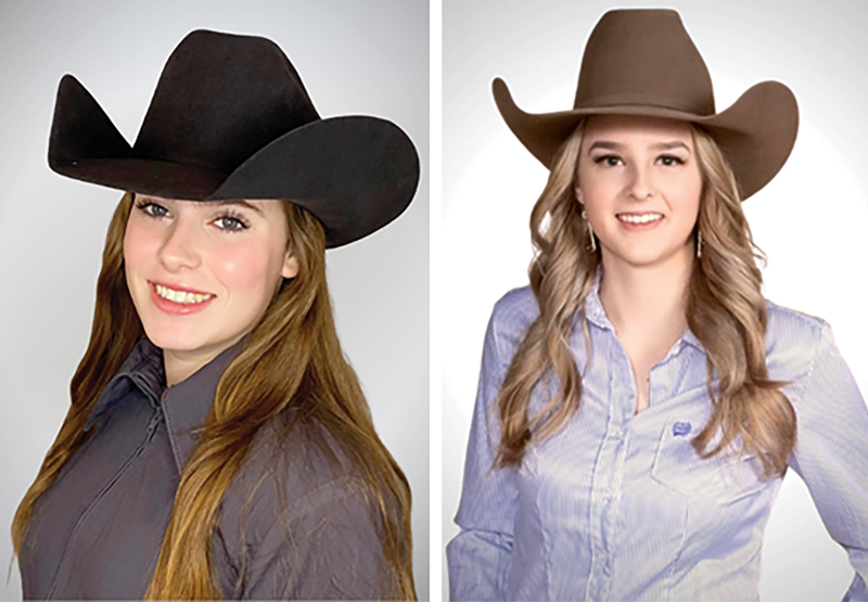 Abigail Dunley, Aliera Chernoff, CQHA Youth World Cup Riders