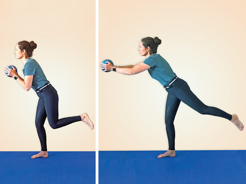 Weighted ball exercises, core work horse riders, Upper Body Strengthening, Balance Board Squats, Exercises for Horse Riders