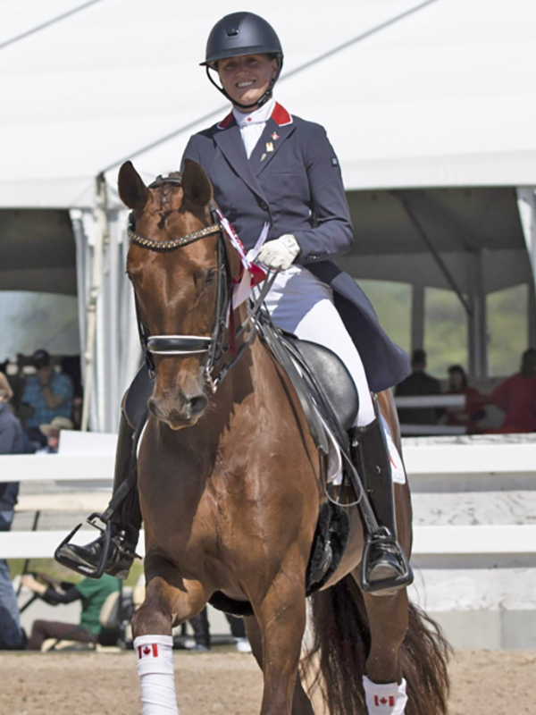 Camille Bergeron and Finnlanderin, 2024 Dressage Olympic Equestrian Team