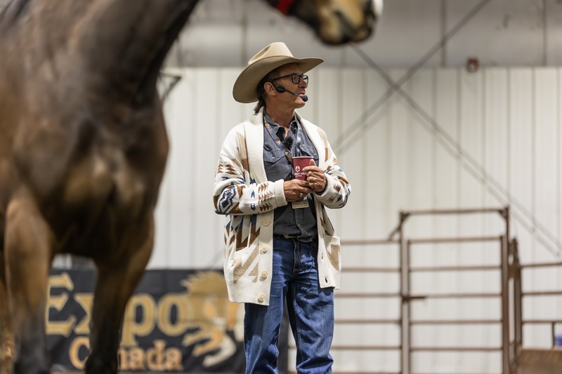 warwick schiller presenting at the 2026 Horse Expo Canada, Elite Horsemanship Summit, horse training clinic, Canadian horse industry