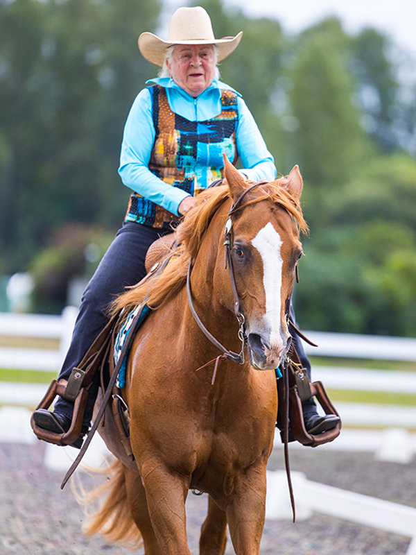 century club cadora, older horse riders, riding horses, century club of canada