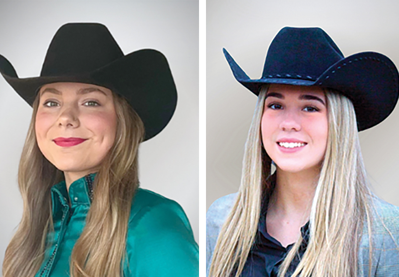 hailey olson, kaidyn goowin, CQHA Youth World Cup Riders
