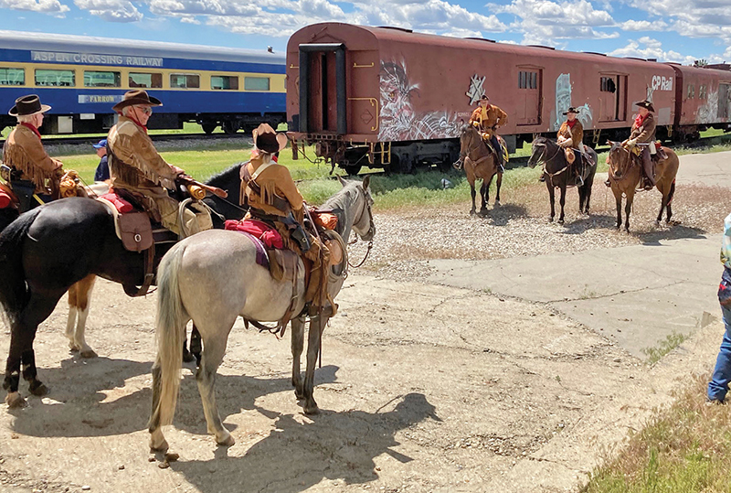 aspen crossing mossleigh, Col. S.B. Steele, Strathcona's Horse, horses in history, sam steele's horses, north-west rebellion, cowboy cavalry, buckskin cavalry, alberta field force horses, horses Canadian army, commemorative troop association horses