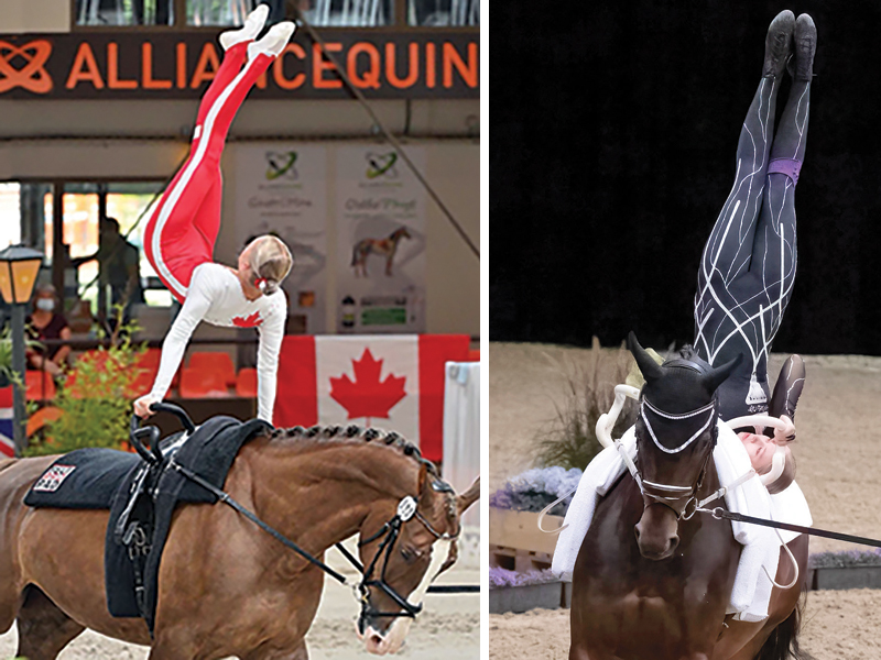 Averall Saunders Sundre Alberta Vaulting Canada Youth Programs