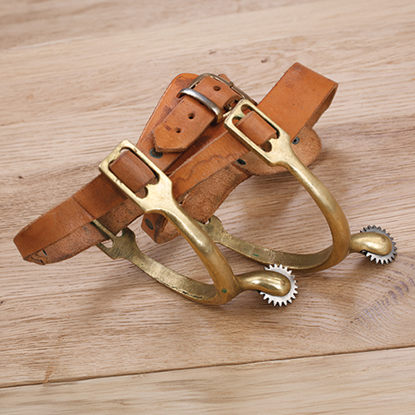 western roweled spur, history of horse spurs, spurs in western riding, spurs in english riding, jec ballou horse trainer, how to use spurs