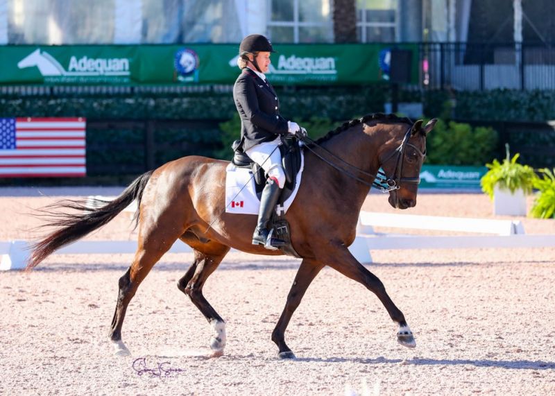 brittany fraser-beauliu cdi4 adequan global dressage festival
