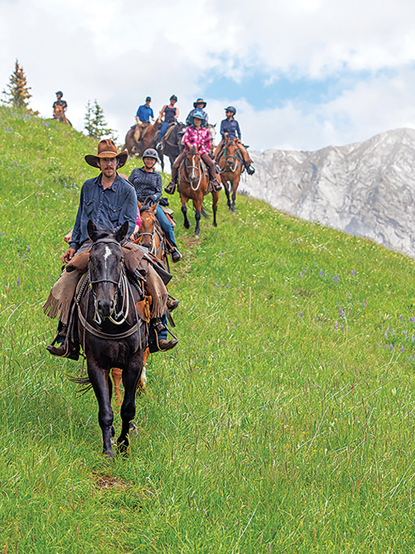 anchor d guiding & outfitting, riding holidays, horse riding holidays canada, rocky mountain horse rides
