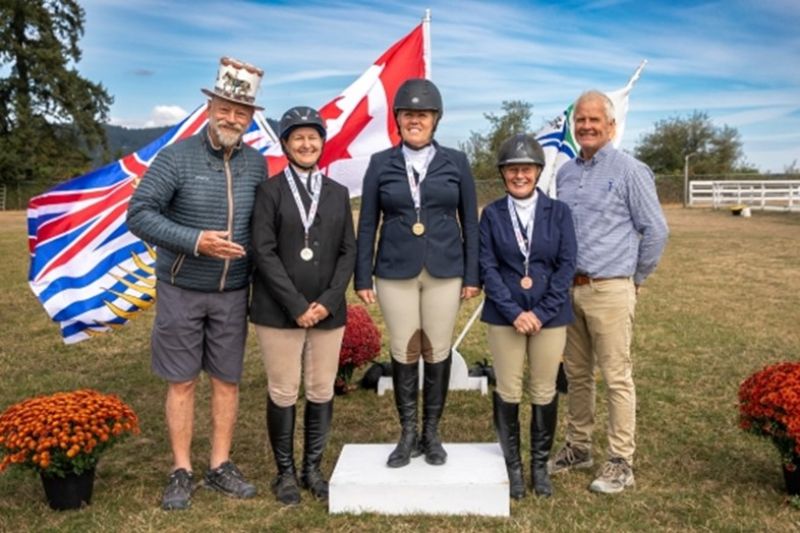 2022 bc 55+ summer games equestrian photos