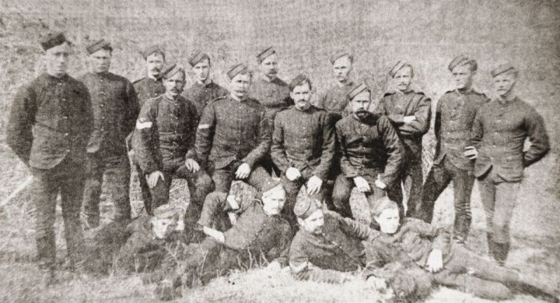 police members of steele's scouts, Col. S.B. Steele, Strathcona's Horse, horses in history, sam steele's horses, north-west rebellion, cowboy cavalry, buckskin cavalry, alberta field force horses, horses Canadian army, commemorative troop association horses