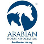 Arabian Horse Association (AHA) official logo supporting Canada's National Arabian Championship.