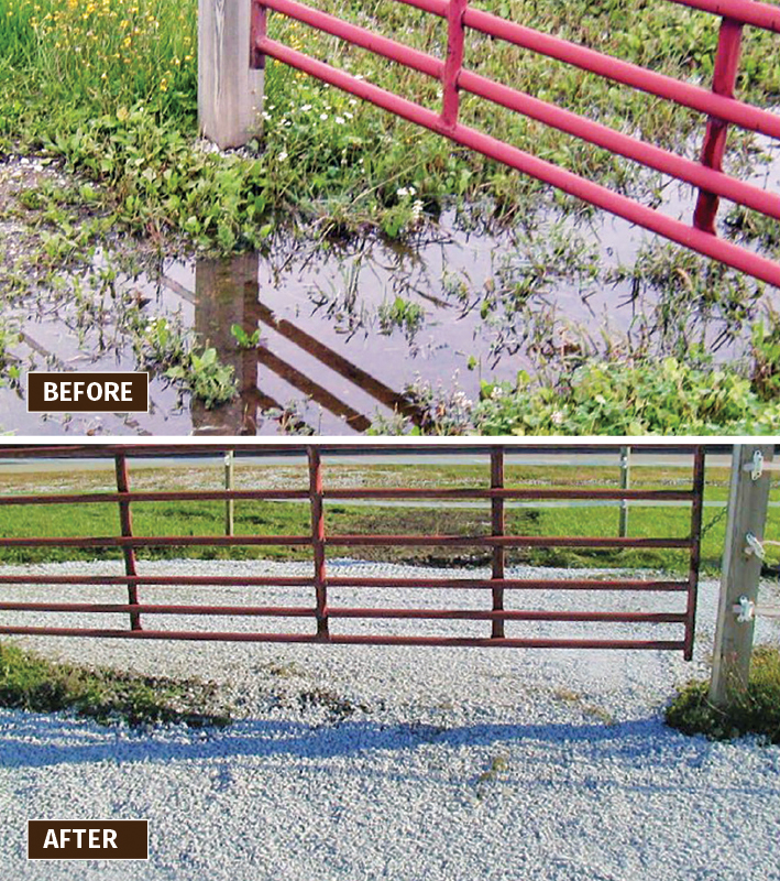 how to deal with horse farm mud, managing muddy horse farm, how to control manure management, managing horse manure 