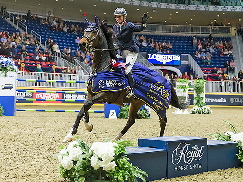 beth underhill royal winter fair, rwf 2022, 100th royal winter fair, royal horse show, alicia gadban-lewis royal winter fair