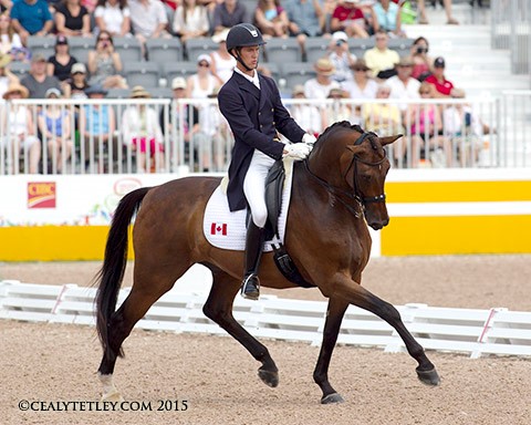 Canadian Dressage Team, Pan American Games, Equine Canada, TORONTO 2015, Caledon Pan Am Equestrian Park, Brittany Fraser, Megan Lane, Belinda Trussell, Chris von Martels, United States Equestrian, 2016 Rio Olympics