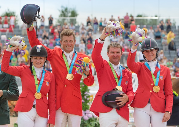 Eventing medal, TORONTO 2015 Pan-American Games, Caledon Equestrian Park, 2016 Olympic Games, Philip Dutton, Lauren Kieffer, Marilyn Little, Boyd Martin, Pan-Am Eventing, Jessica Phoenix, Kathryn Robinson, Waylon Roberts, Colleen Loach, Pavarotti