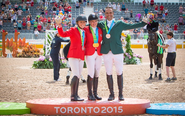 Eventing medal, TORONTO 2015 Pan-American Games, Caledon Equestrian Park, 2016 Olympic Games, Philip Dutton, Lauren Kieffer, Marilyn Little, Boyd Martin, Pan-Am Eventing, Jessica Phoenix, Kathryn Robinson, Waylon Roberts, Colleen Loach, Pavarotti