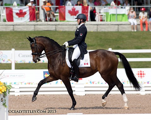 Canadian Dressage Team, Pan American Games, Equine Canada, TORONTO 2015, Caledon Pan Am Equestrian Park, Brittany Fraser, Megan Lane, Belinda Trussell, Chris von Martels, United States Equestrian, 2016 Rio Olympics