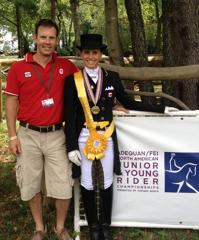 Jaimey Irwin, dressage rider, Tina Busse-Irwin, Stoney Lake Equestrian, Grand Prix dressage, Lindor’s Finest, horse trainer
