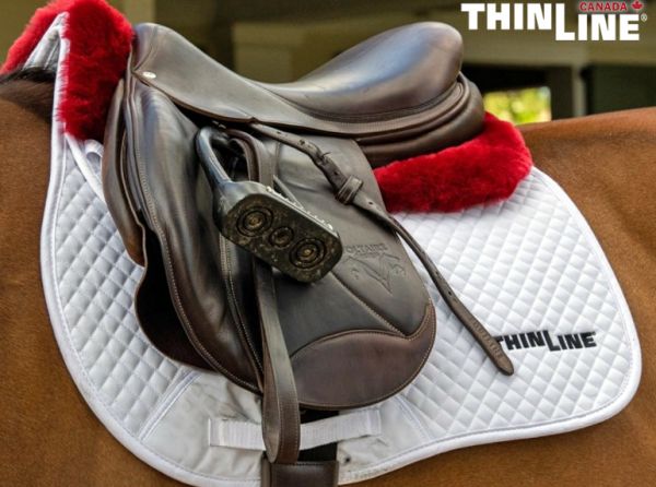 ThinLine Canada Trifecta Expressions Half Pad, Saddle Pads Canada, Summerside Tack