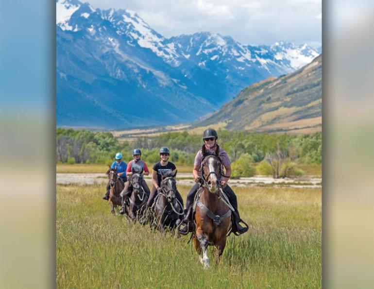 riding vacations, holidays with horses, wild women exhibitions horse rides, new zealand riding vacations
