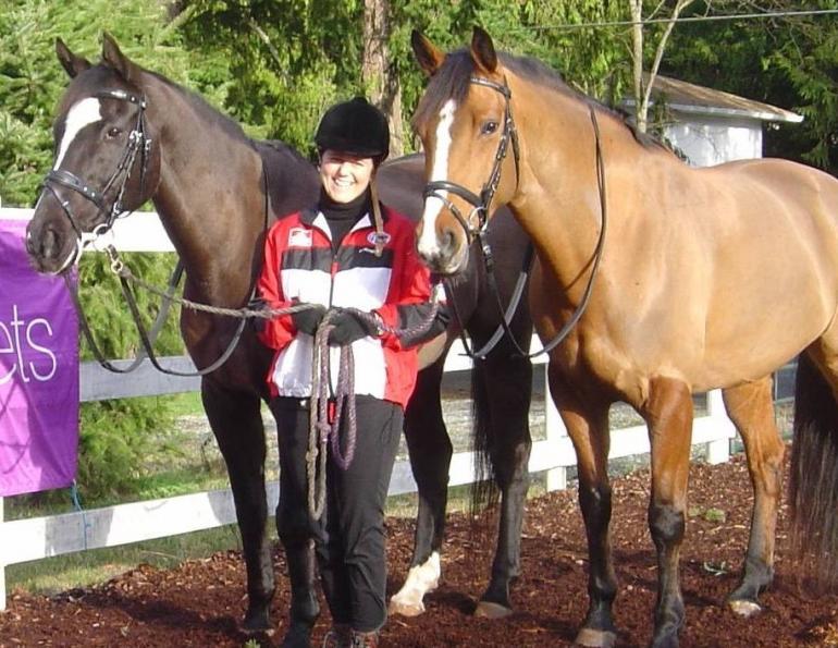 Karen Brain Athens Dressage Paralympian, Athens Olympics