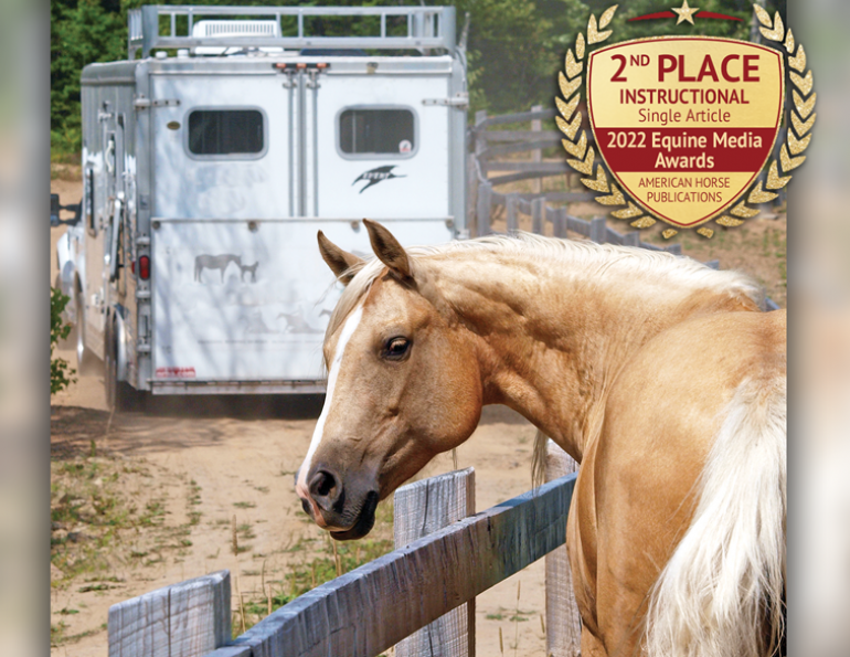 how to safely haul a horse, horse hauling, kevan garecki, safely transporting horses, horse transport anxiety