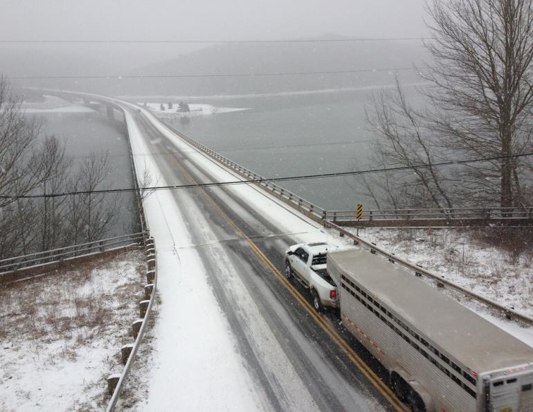 Trailering Your Horse in Winter