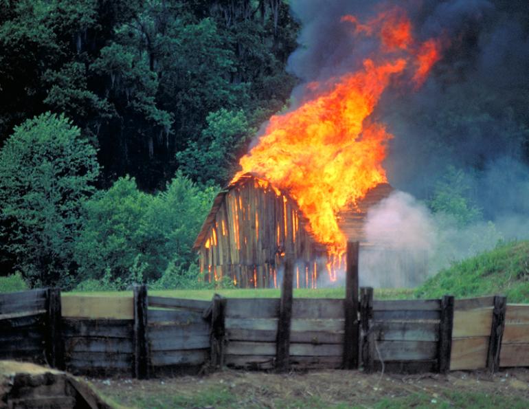 horse Barn Safety Tips, smoking in barn, horse barn safety hazards, horse barn emergency plan, horse barn motion-detecting lights, Horse Barn smoke detectors