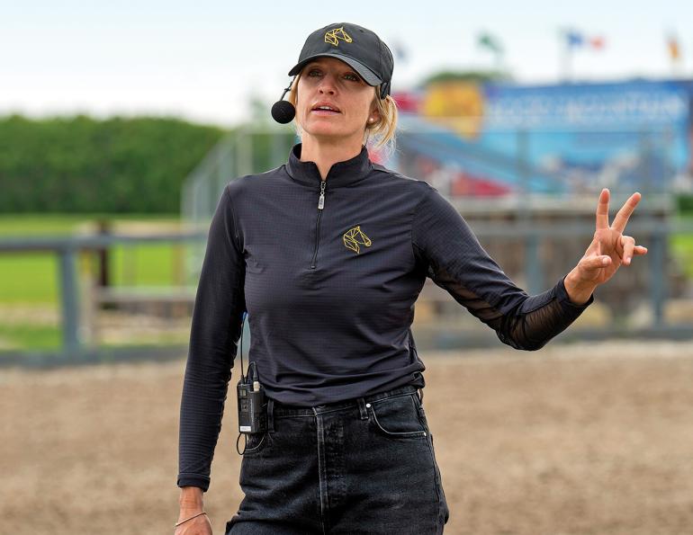 tiffany foster canadian csha, tiffany foster symposium, straightening your horse, horse backing up, positive horse training