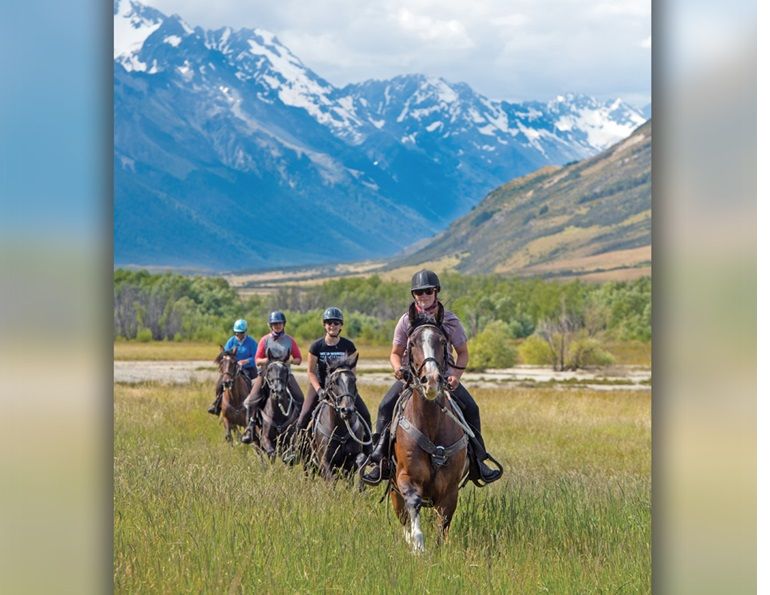 riding vacations, holidays with horses, wild women exhibitions horse rides, new zealand riding vacations