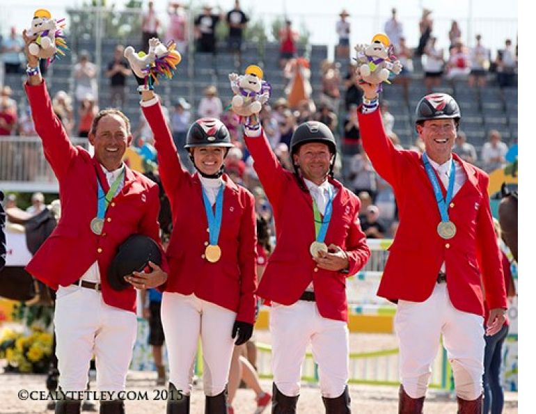 Pan Am Gold Canadian Show Jumping, Tiffany Foster, Eric Lamaze, Ian Millar, TORONTO 2015, Starting Gate Communications Caledon Pan Am Equestrian Park