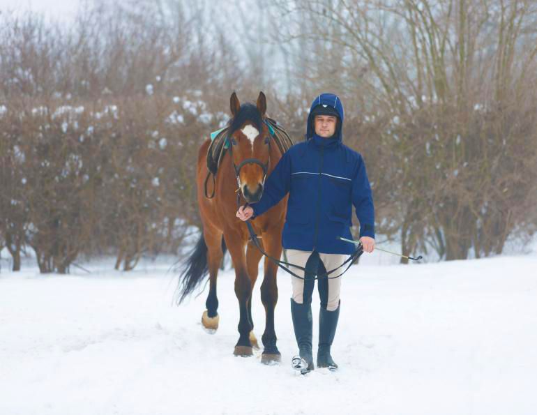 winter riding, cooling out horse, horse snow, riding in show, cold weather riding