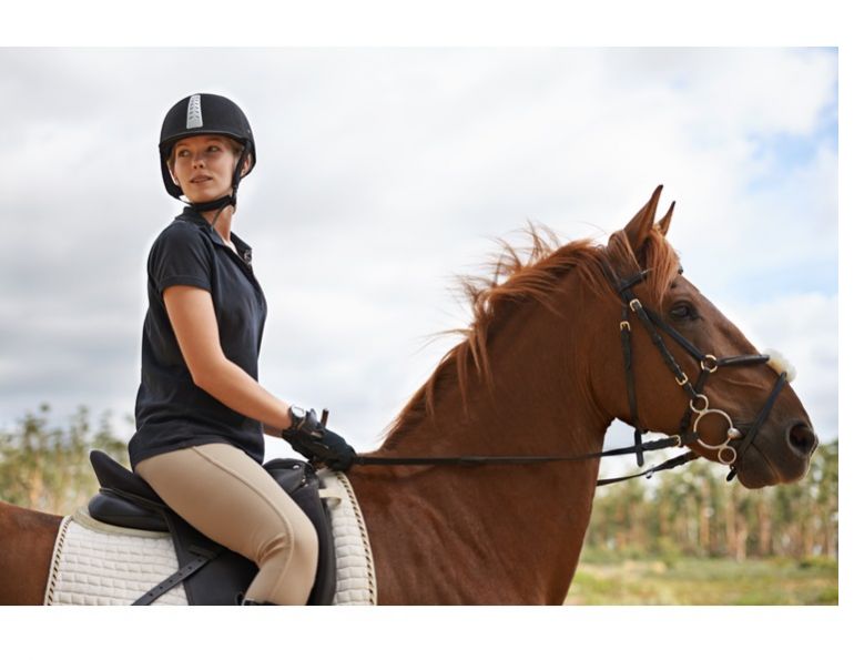 thinking while horse riding, less thinking better horse riding, horse rider psychology, april clay equine psychologist