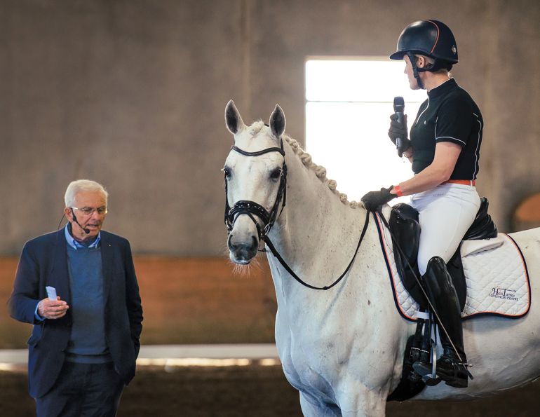 christoph hess dressage symposium, top dressage trainers, fei dressage judge christoph hess canada